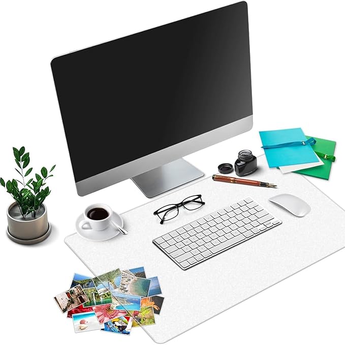 Clear Desk Mat Multi-Functional Transparent Pad 1.0mm Thick 12" X 12" 14" X 47" 16" X 55" 20" X 59" Durable Plastic Desk Protector Waterproof Wipeable (Color : Clear, Size : 16"x24")