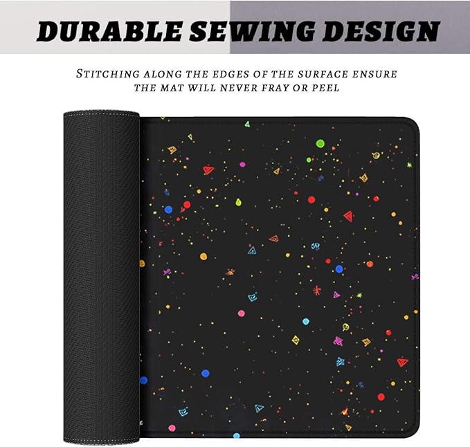 Colorful Giraffe Gaming Mouse Pad Abstract Neon Animal Pop Art Mousepad XL Large Gaming Mouse Pad Laptop Keyboard Mat Desk Pad 31.5"x11.8"