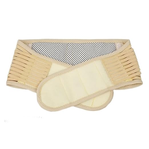 Men Women Back Brace Breathable Waist Lumbar Lower Back Support Belt Waist Compression with Adjustable Strap for Sciatica,Herniated Disc, Scoliosis Back Pain Relief, Heavy lifting Removable Lumbar Pad (B-Khaki for Waist girth 28.8-34 inches)