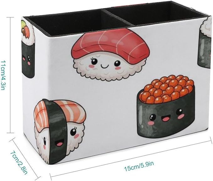 Multi-Functional Pencil Holder Cute Food Japanese Sushi, Perfect for Home and Office Use