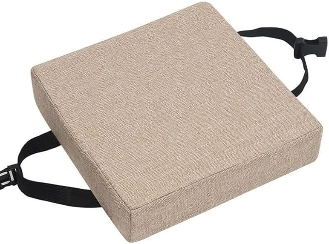 11/12/14/16 Inch Stool Cushion Square with Ties, Non-Slip Square Seat Cushion for bar stools with Machine Washable Cover(4,11x11x3in/28x28x8cm)