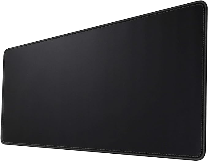Gaming Mouse Mat/Mouse Pad 23.6x11.8x0.12Inch | XXL Mouse pad | Table mat/Large Size | Improved Precision and Speed | Rubber Base for Stable Grip on Smooth Surfaces Non-Slip (60x30Black004)