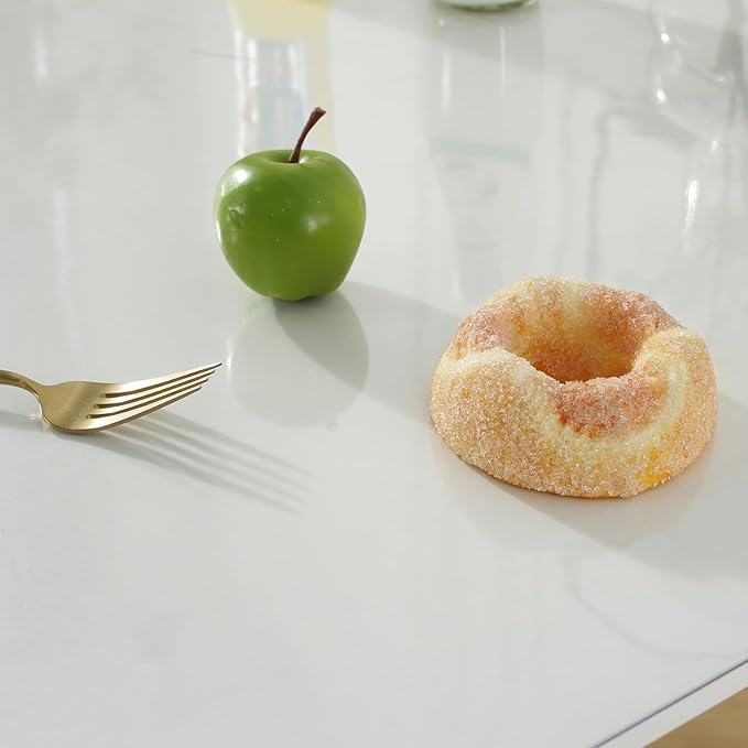 LovePads Clear Table Cover Protector 48 x 108 Inch, 1.5mm Thick Plastic Table Cover, Table Protector for Dining Room Table, Waterproof Vinyl Tablecloth Table Pad Mat for Kitchen, Dresser, Writing Desk