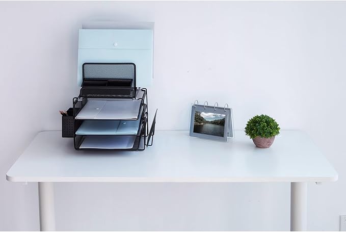 Lorell Divided 4-Tier Desktop Organizer