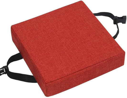 11/12/14/16 Inch Stool Cushion Square with Ties, Non-Slip Square Seat Cushion for bar stools with Machine Washable Cover(10,14x14x2in/35x35x5cm)