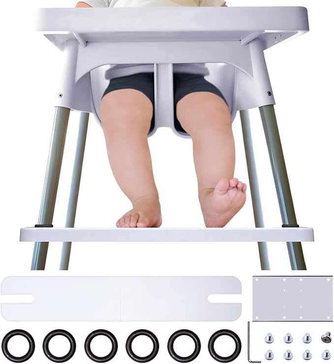 Adjustable Foot Rest for IKEA High Chair, Foot Rest for Baby Feet, High Chair Accessories Footrest Compatible with IKEA Antilop Highchair
