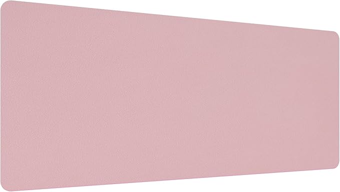 PATIKIL 24"x12" Desk Mat Protector, PVC Non-Slip Waterproof Mouse Pad Writing Mat for Office Home, Pink