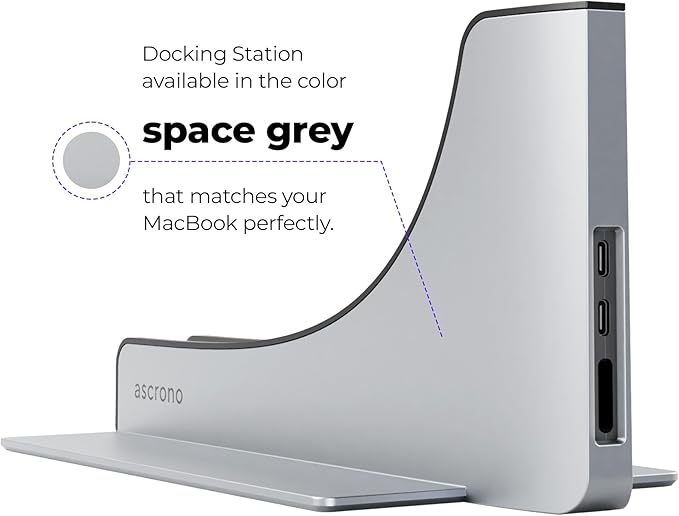 Dock for 13" Apple MacBook Air - Docking Station - Connect Dual Displays with Two Thunderbolt 4 USB-C Ports - Mac Docking Station Hub - Supports MacBook Air 13" (M2,M3,M4,M5 2022-2026)