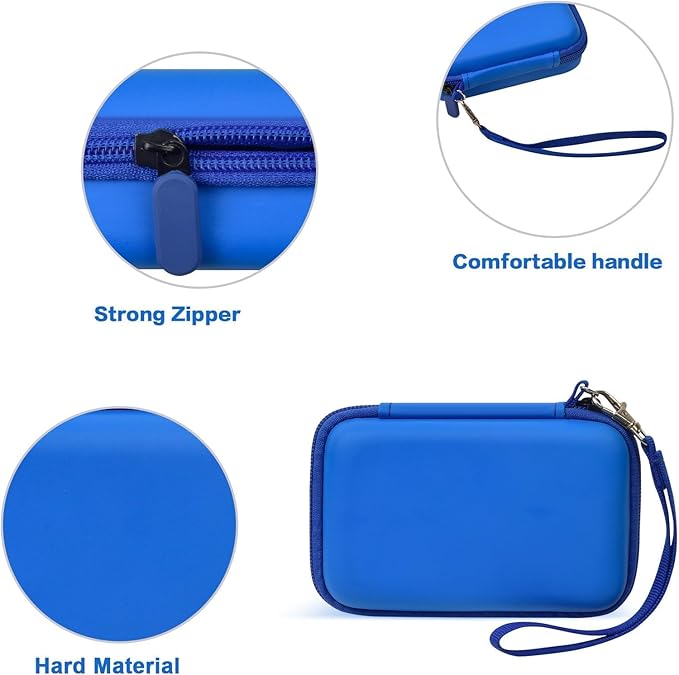 ANKHOH Case for Anker MagGo for Ucomx 3-in-1 for MagGo UFO Charging Station,for Augnner for Iseyyox for Apple MagSafe Duo for LISEN Wireless Charger Foldable Magnetic Charging Stand Storage Box-Blue