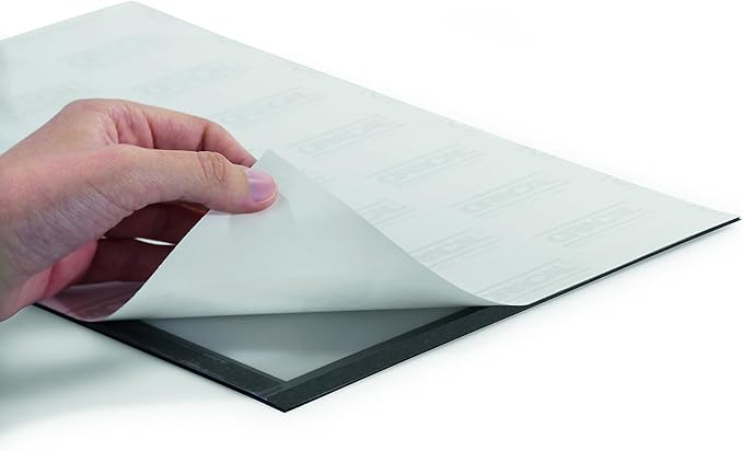 Durable Duraframe Self-Adhesive Magnetic Document Sign Holder - Letter-Size 8.5" x 11" Inches - Red - Pack of 2