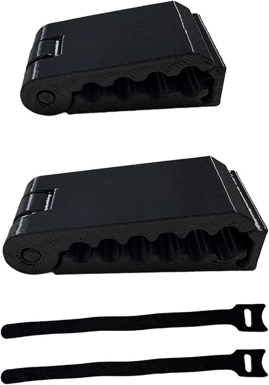 12-Lead Cable Organizer, EKG Lead Separator Set, Includes 4-Slot & 6-Slot Cable Organizers, with 2 Hook Loop Cable Ties