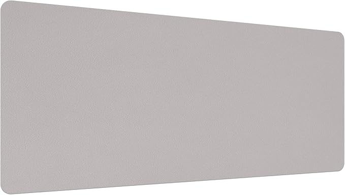 PATIKIL 24"x16" Desk Mat Protector, PVC Non-Slip Waterproof Mouse Pad Writing Mat for Office Home, Gray