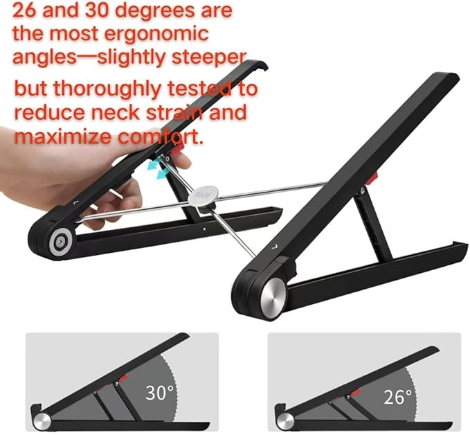 Portable Laptop Stand for Dell Alienware m17 m16 m15 m18 x17 x16 x15 x14 Area-51m 16 Aurora 14 15 16 17 18 inch Gaming Laptop for desk,Made of Reinforced Nylon, 304 Stainless Steel and Silicone