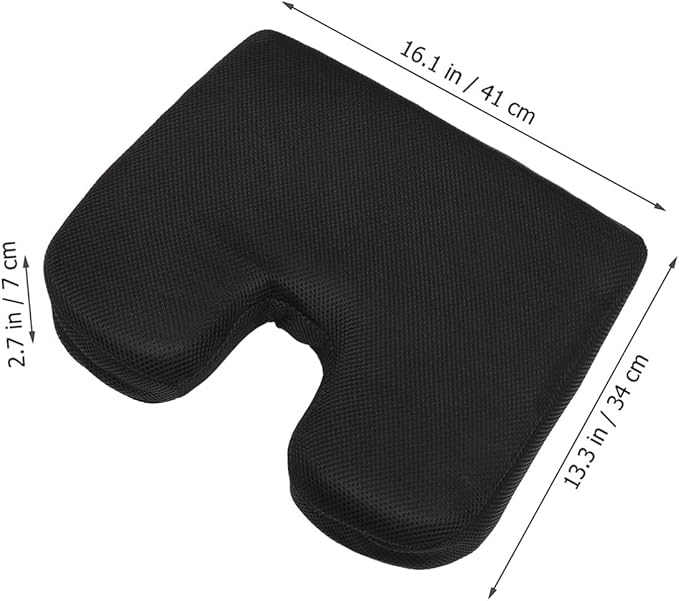 BESPORTBLE 1 Pc Car Seat Heighten Bottom Pad Breathable Buttocks Seat Cushion Mat Auto Bike Accessories