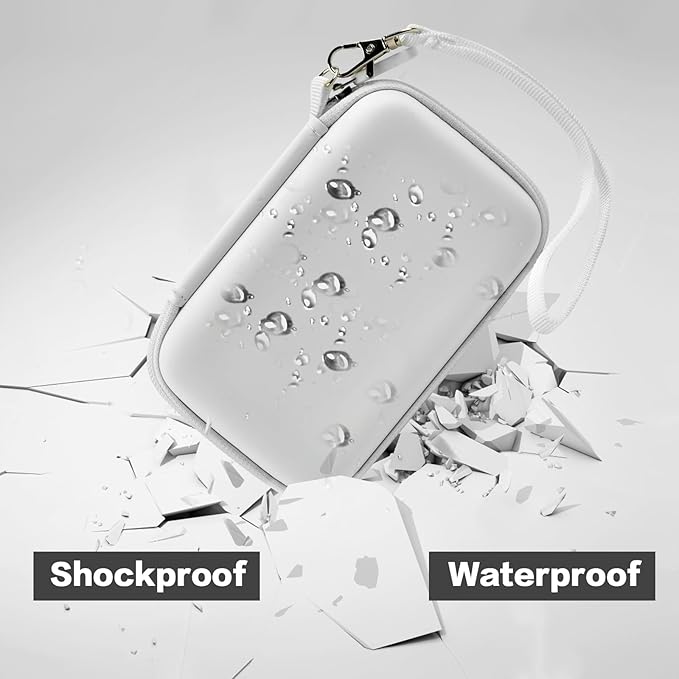 ANKHOH Case for Anker MagGo for Ucomx 3-in-1 for MagGo UFO Charging Station,for Augnner for Iseyyox for Apple MagSafe Duo for LISEN Wireless Charger Foldable Magnetic Charging Stand Storage Box- White