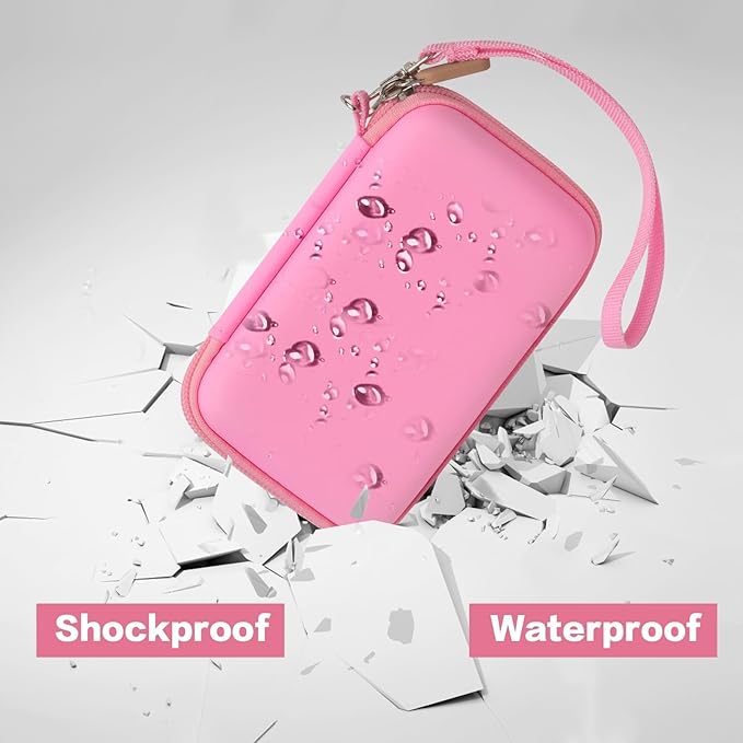 ANKHOH Case for Anker MagGo for Ucomx 3-in-1 for MagGo UFO Charging Station,for Augnner for Iseyyox for Apple MagSafe Duo for LISEN Wireless Charger Foldable Magnetic Charging Stand Storage Box-Pink
