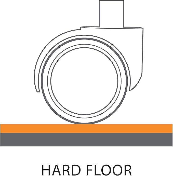 Staples Office Chair Mat, Clear Floor Mats, Hard Floors, Textured Underside, 60 x 46 Inch, Smooth Glide