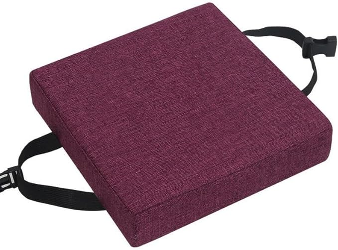 11/12/14/16 Inch Stool Cushion Square with Ties, Non-Slip Square Seat Cushion for bar stools with Machine Washable Cover(8,14x14x3in/35x35x8cm)