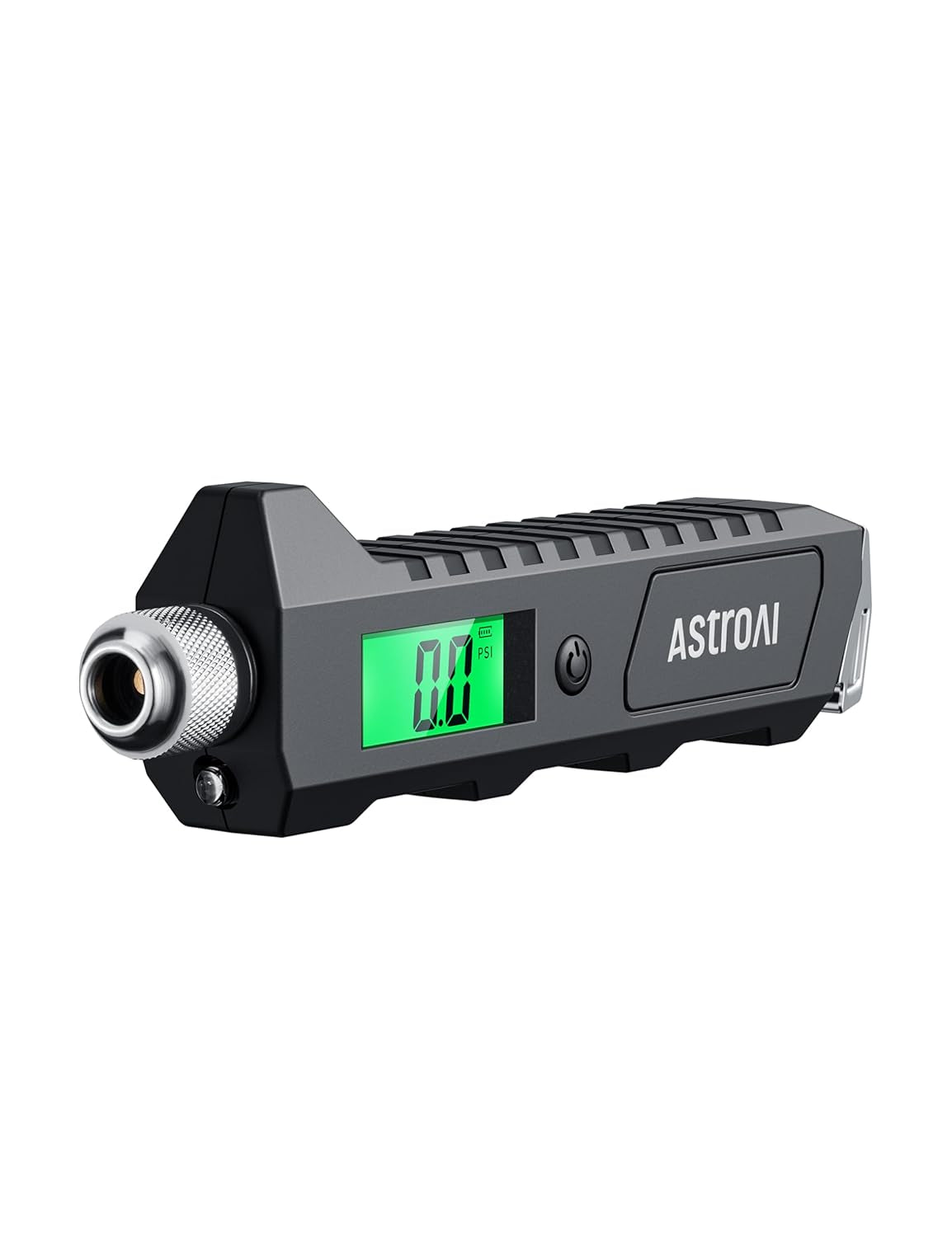 Heavy Duty Digital Tire Pressure Gauge, 230 PSI for Car Bicycle | 4 Settings Heavy Duty Digital Tire Pressure Gaug with Larger Backlit LCD Flashlight and Non-Slip for Car Suv Bicycle, Black