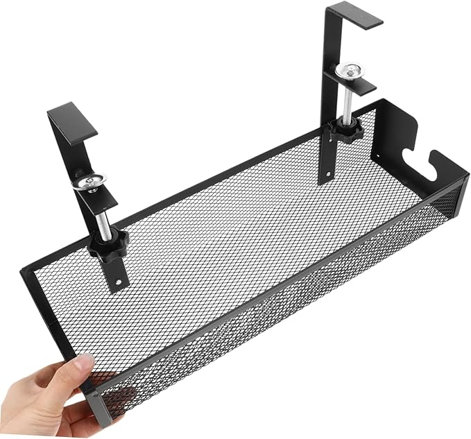 Vaguelly Desk Tray Wire Organizer for Effortless Cord Control Large for Use Lightweight and Easy to Install