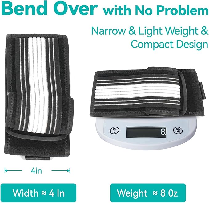 Lightweight Back Brace for Lower Back Pain Under Clothes - Relief from Sciatica, Spinal Stenosis & SI Joint Hip Pain - Breathable & Adjustable Lumbar Support Belt for Work and Exercise for Women & Men XL