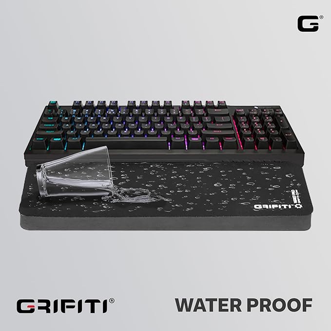 Fat Wrist Pad 17 is a 4 X 17 X 0.75 Inch Wrist Rest for Standard Keyboards and Full Length Mechanical Keyboards (Pink)