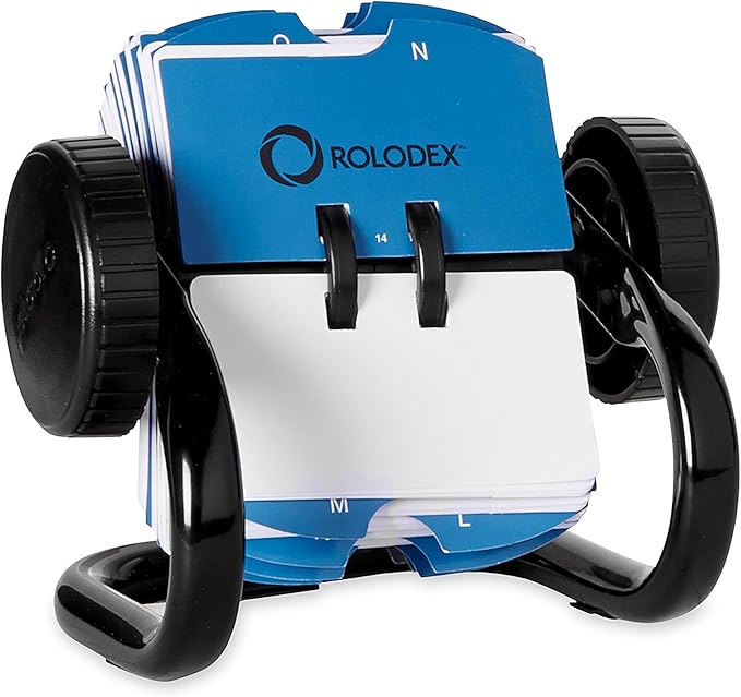Rolodex Open Rotary Business Card File