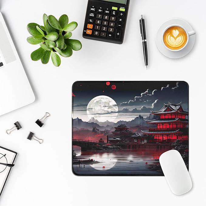 FreeNook Mouse Pad Gaming Mousepad,Small Mousepad for Keyboard and Mouse with Non-Slip Rubber Base,Suitable for School,Office,Home,10.2 x 8.3 Inch