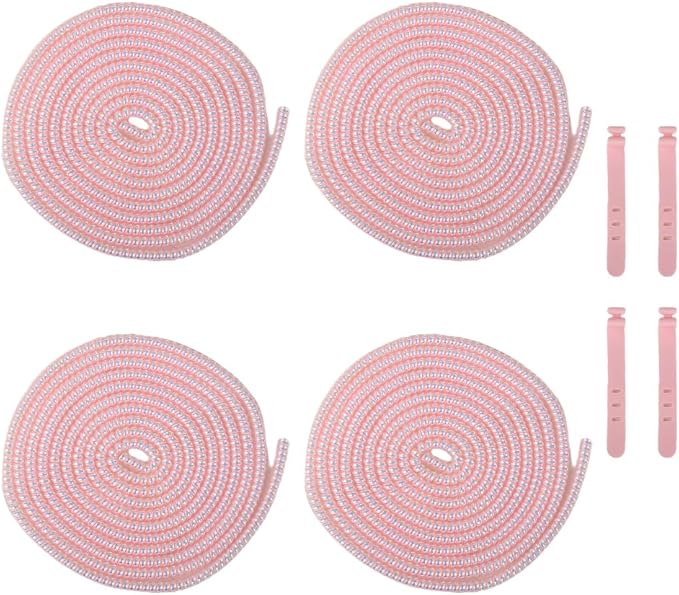 4pcs 1.6M(5.25FT) Spiral Cable Protector, Multicolor Suitable for Most Phone/Pad/Laptop USB Wire Cord Savers Protection Cover Anti-Break Wrap Charger Data Line Cables Sleeves, Laser Pink