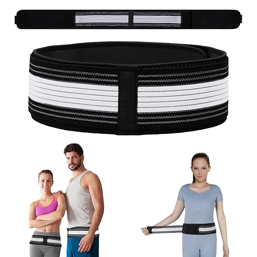 Waist Belt Sacroiliac Hip Belt, Lumbar Support Sciatica Pain Relief, Sacroiliac SI Joint - Lower Back Support Brace for Women and Men, Non-Slip and Adjustable & Breathable Back Pain Relief