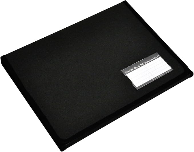 Lion Flip-N-Tell Display Book-N-Easel, Letter, 20 Double Sided Pocket, Horizontal, 1 Easel Display Book (39008-H)