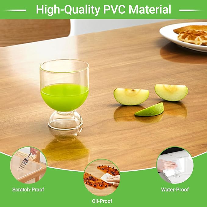 Small Clear Vanity Mat, 23.6"x11.8" Anti-Slip Makeup Desk Protector, Waterproof Scratch Resistant, Odorless Easy Clean for Vanity Cosmetics & Pet Bowl