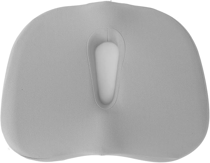 Memory Foam Seat Cushion Breathable Hollow Core Orthopedic Sitting Pillow Pad for Office Car Home (Grey)
