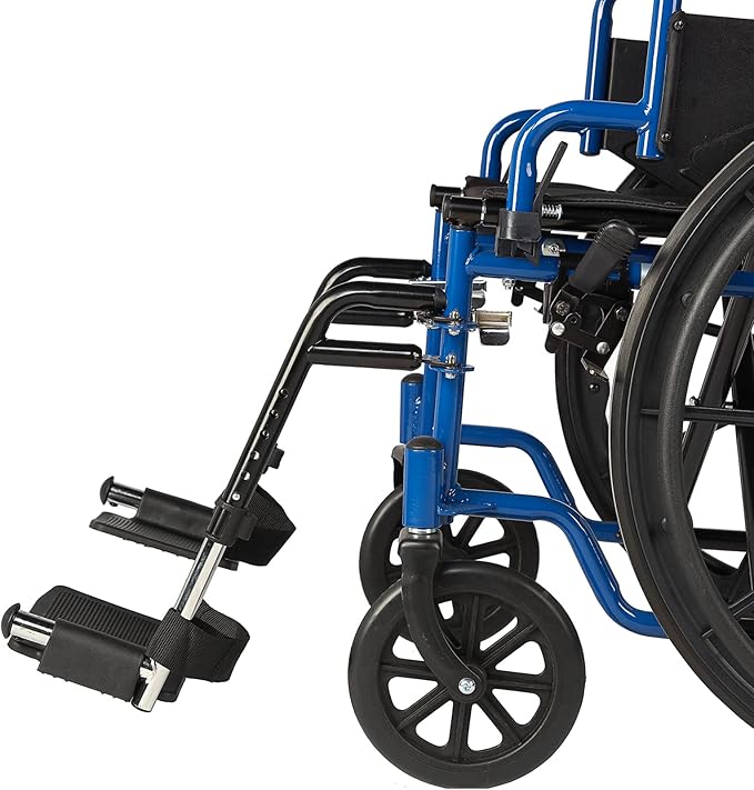 Wheelchair Elevating Legrests ，Composite Footplates Non-Padded Calf Supports,for Standard Wheelchairs,1 Pair