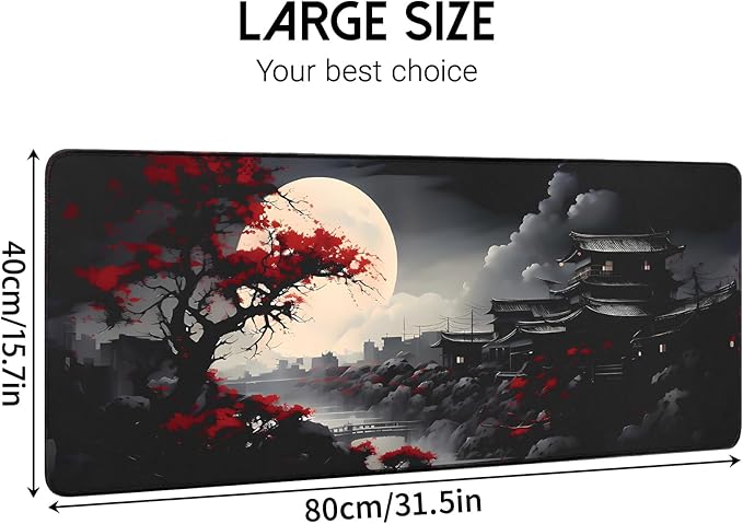 FreeNook Mouse Pad Gaming Mousepad,Large Mousepads for Keyboard and Mouse with Non-Slip Rubber Base,Suitable for School,Office,Home,31.5 x 15.7 Inch