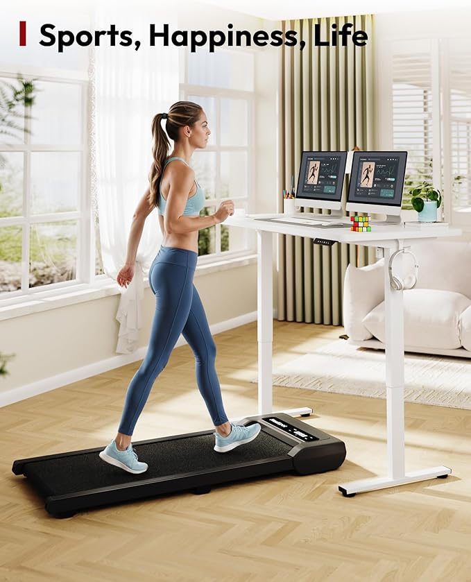 SANODESK Electric Standing Desk 79 x 32 Inches, Height Adjustable Sit Stand with Large Splice Board Desktop for Home Office, Computer Workstations，Memory Ergonomic Computer Desk, White Frame/White Top