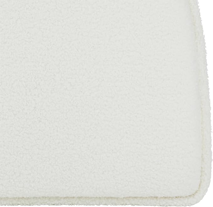 Klear Vu Raindrop The Gripper Non Slip Chair Cushions, Soft & Comfortable Seat Pad, Sitting Pillow for Kitchen, Dining or Office, 8 Count (Pack of 1), Fleece White