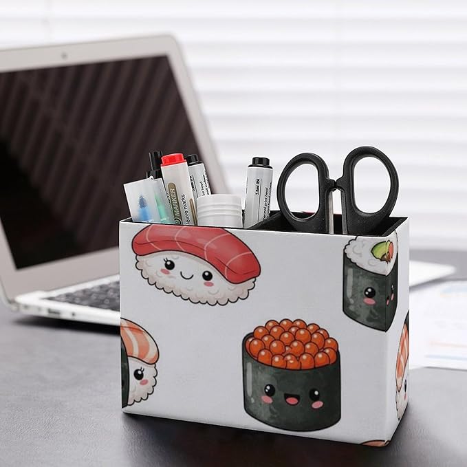Multi-Functional Pencil Holder Cute Food Japanese Sushi, Perfect for Home and Office Use