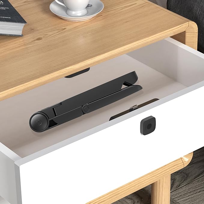 Caeithyo Portable Monitor Stand & Tablet Stand Holder Adjustable, Foldable, Light-Weight, Compatible with 7 to 10.2 Inches Most Tablets, Kindle Fire and Smart Phones