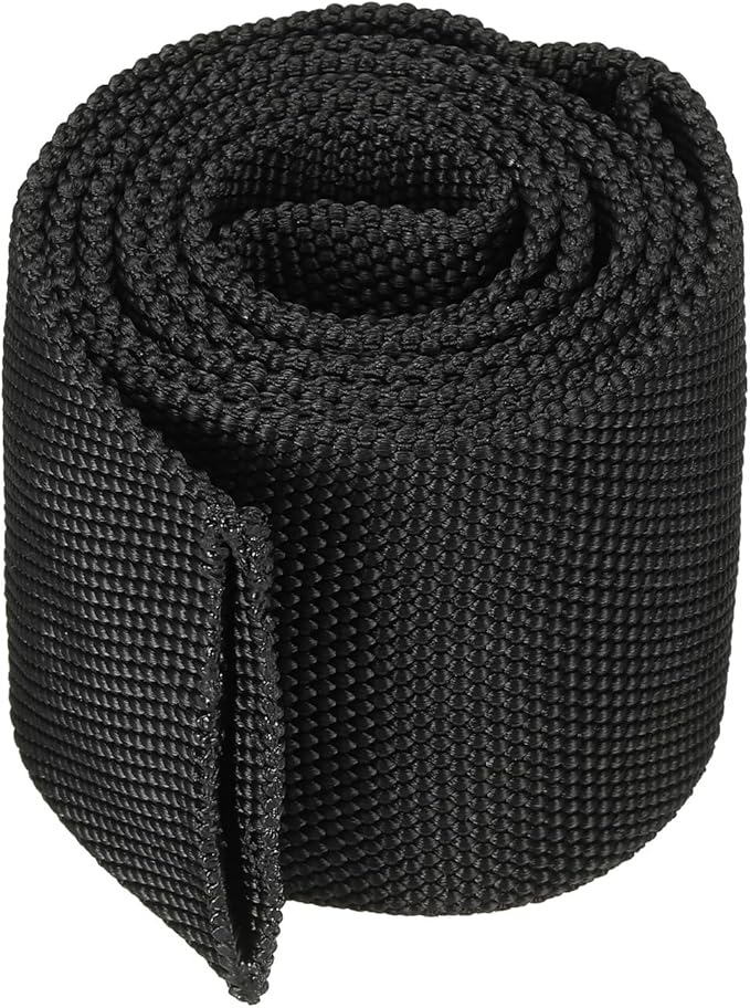 PATIKIL 1.5" Dia 3.3FT Nylon Protective Hose Sleeve, Cable Cover Sheath Protection for Welding Tig Torch Hydraulic Hose, Black