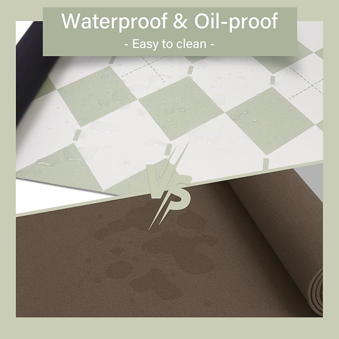 Large Desk Pad, 35.4" x 15.7" PU Leather Desk Mat for Desktop, Non-Slip Office Desk Mat for Desk, Desk Blotter Pad, Waterproof Computer Pad for Desk, Computer Mat Desk Protector for Home & Office