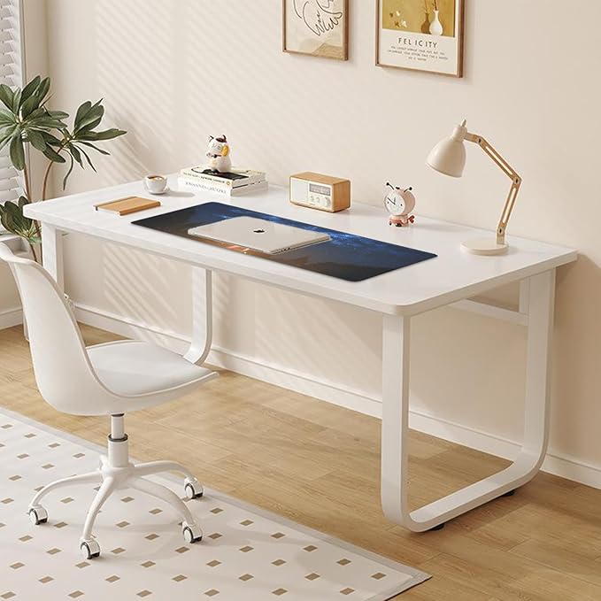 Sword of the Starry Night Mouse Pad Desk Pad, 27.5x11.8 in Extended Keyboard Mousepad with Stitched Edges, Waterproof Non-Slip Rubber Base for Office Computer Laptop Home