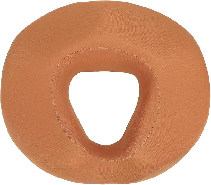 Donut Pillow, Breathable Latex Seat Cushion, Comfortable for Office, Home, Vehicles, Improve Sitting Posture with Pressure Reduce (Orange)