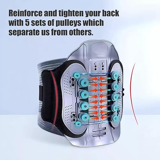 Back Brace Support Belt-Lumbar Support for Back Discomfort, Sciatica, Scoliosis, Herniated Disc Wholesale Adjustable Support Straps-Lower Back Brace with Removable Lumbar Pad for Men & Women (4XL/5XL)