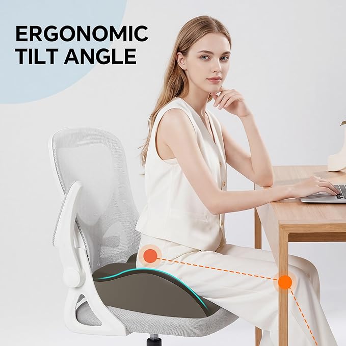 ROYALAY Ergonomic Recliner Cushions for Elderly, Memory Foam Recliner Cushions for Long Sitting, Chair Seat Pad for Back Pain with Detachable Cover(Brown)