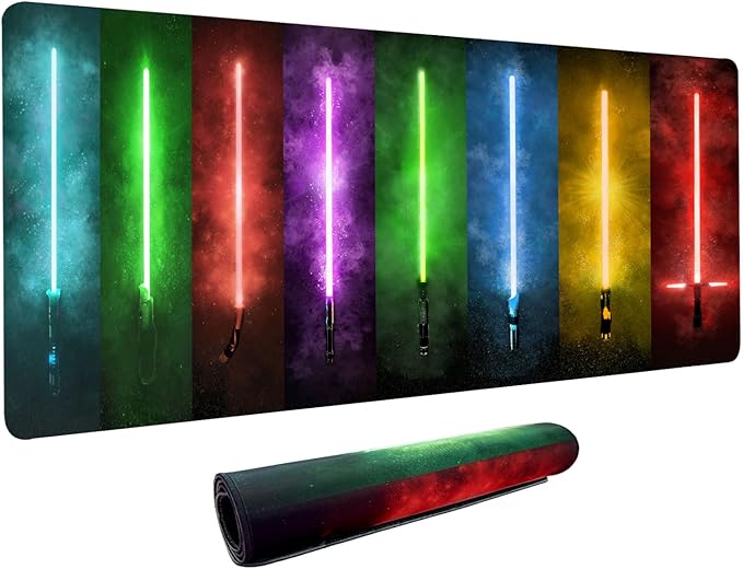 Large XL Mouse Pad,Super Thick Waterproof Large Gaming Mousepad with Stitched Edge,Mouse Computer Desk Accessories,Non-Slip Base Mouse Keyboard Mat 650 * 300 * 3 mm