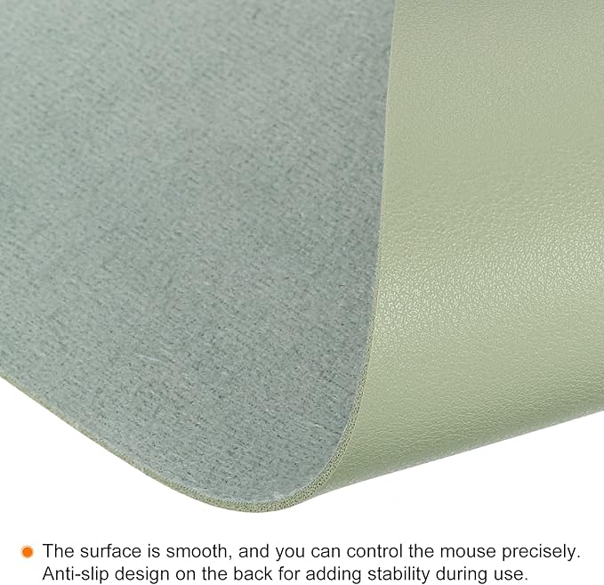 PATIKIL 28"x14" Desk Mat Protector, PVC Non-Slip Waterproof Mouse Pad Writing Mat for Office Home, Green