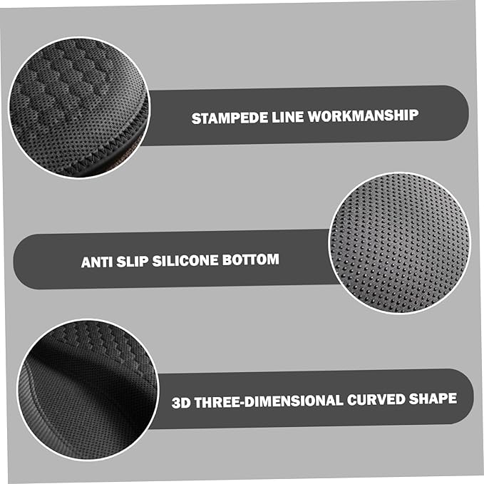 Gel Seat Cushion Pressure Relief Honeycomb Cooling Cushion, Breathable 3D Non-Slip Chair Pad for Office, Car, Wheelchair, Black