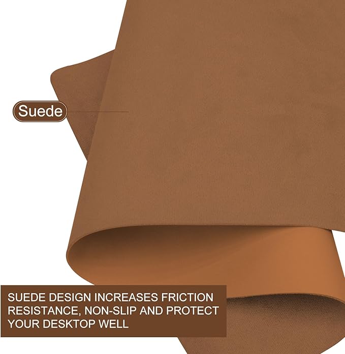 Desk Pad,Large Mouse Pad, Non-Slip PU Leathers Writing Pad,Desktop Protection Pad,Computer Desk Pad, Waterproof Table Mat, Desk Mat for Office and Home Writing (23.6"x 13.7")