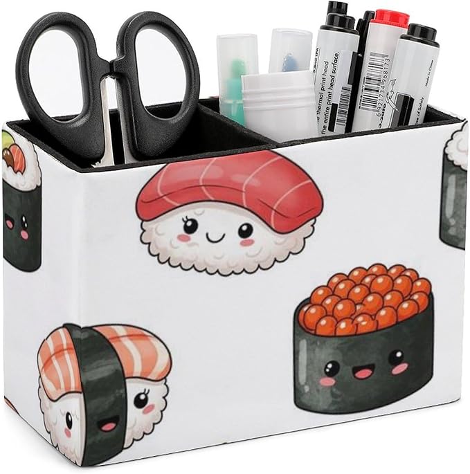 Multi-Functional Pencil Holder Cute Food Japanese Sushi, Perfect for Home and Office Use